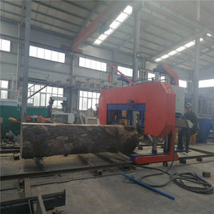 Sierra de cinta horizontal de alta resistencia para cortar madera dura de gran tamaño - Product Image 4