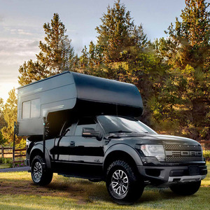 Ecocampor <span class=keywords><strong>Manley</strong></span> 4x4 Overland Sleep Travel Van Slide on Truck Camper Lightweight for Pickup Slide - Product Image 2