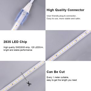 COXO 220V <span class=keywords><strong>LED</strong></span>-Streifen Hochspannung Blends chutz 6000k 4000k 3000k 2835 220V <span class=keywords><strong>LED</strong></span>-Licht leiste