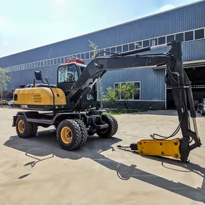 LTMG nouvelle pelle sur pneus de 9 tonnes de haute qualité avec hummer