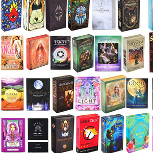 Cartes de divination Tarot <span class=keywords><strong>Oracle</strong></span>, jeu de cartes d'affirmation positive écologiques, cartes de tarot en papier avec guide pour cadeau - Product Image 1