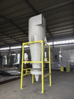 Grand séparateur cyclonique de poussière, séparateur cyclonique. Équipement de récupération de poudre pour la pulvérisation électrostatique, le recyclage et la réutilisation