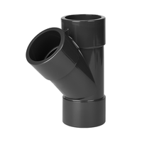 UPVC Y-Stück nach amerikanischem Standard, Abflussrohr-Verbindungsstück, Schnellanschluss-PVC-Rohradapter