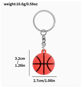Llavero Deportivo con Diseño de Dibujos Animados, Personalizado, en 3D, para Regalo, con Temática de Fútbol, Baloncesto, <span class=keywords><strong>Tenis</strong></span>, Rugby, 2026 - Product Image 2