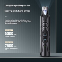 OEM Professioneller 2-Gang Geräuscharmer USB-Aufladbarer Elektrischer Haustier-Nagelschleifer mit LED-Licht für Hund Katze Welpe Kätzchen