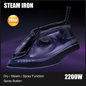 เตารีดไอน้ำไฟฟ้า 2200 วัตต์ แผ่นความร้อนเซรามิก สำหรับใช้ในครัวเรือน - Product Image 3