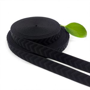 Custom Embossed Jacquard <b>Elastic</b> Band Comfortable Woven Nylon Classic Style Thickness Free Sample Available Webbing <b>Belt</b> Strap - Product Image 5