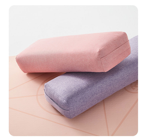 Custom Wholesale Rectangular Yoga Meditation Mat 100% Polyester Removable and Washable Yoga <b>Pillow</b> Bolster - Product Image 4