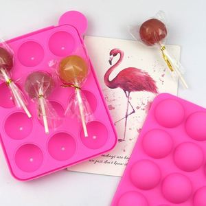 Moule en silicone écologique à 12 cavités rondes pour chocolat, pâtisserie, bonbons durs, outils de décoration de gâteaux, sucettes OEM/ODM - Product Image 1