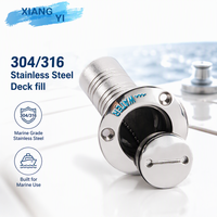 Nouvel accessoire de quaiement de bateau TMH pour tuyau de remplissage 1-1/2" – Remplacement/Réparation pour réservoir de carburant de yacht, navire, embarcation – TAIWAN