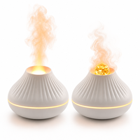 Humidificateur Minimaliste CE FCC RoHS 160ml avec Bouton Marche/Arrêt, Brume Continue, LED Couleur, Finition Noir et Blanc, pour Maison et Bureau, USB-C