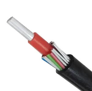 0.6/1kv Aluminum Concentric Service Cable With Neutral Screen 10mm2 PVC Concentric AA Cables Insulated