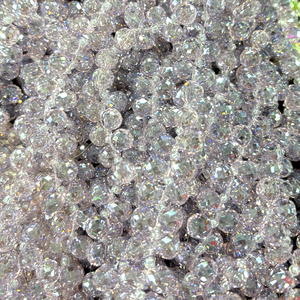 Perles de verre rondes à <span class=keywords><strong>facettes</strong></span> de 8mm <span class=keywords><strong>diamant</strong></span> DIY perles de cristal en vrac bijoux en pierre fantaisie perles breloques pour la fabrication de bijoux - Product Image 6