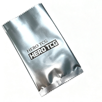 Sachets holographiques 3D personnalisés pour cartes à collectionner, sachets blindés pour boosters avec effet pailleté, emballage TCG pour boutique