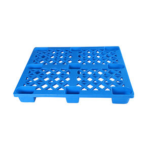 Venda quente Baixo Preço 9 Pés Eco-Amigável Euro <span class=keywords><strong>Pallet</strong></span> <span class=keywords><strong>4</strong></span> Way Único Lado Reciclar Palete De Plástico para Logística e Armazém - Product Image 4