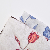 Tissu matelassé en pongé respirant 300T 100% polyester MQ Fashion à motif floral pour manteau d'hiver pour filles