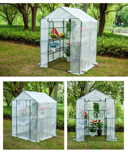 Marcher dans une serre intérieure et extérieure étagères robustes pour faire pousser des plantes, des <span class=keywords><strong>semis</strong></span>, des herbes en toute saison étagère de jardinage, serre de jardin - Product Image 2