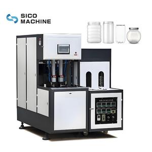 Máquina de 2 cavidades Máquina de soplado de tarros semiautomática Precio 50-2000ml Proveedor Máquina de moldeo por soplado y estiramiento Mini - Product Image 1