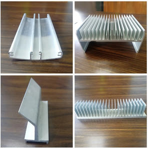 CNC تخصيص الألومنيوم الأسود بأكسيد بثق كبير الألومنيوم الشخصي الحفر مصدر الحرارة والحوض الحراري - Product Image 6