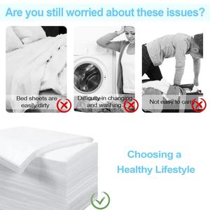 Feuilles pliantes jetables Respirant Imperméable Écologique Approvisionnement d'usine d'origine pour spas - Product Image 6