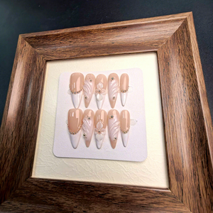 Appuyez <span class=keywords><strong>sur</strong></span> les ongles Les faux ongles longs et pointus sont populaires en Europe et en Amérique Les produits de beauté prennent en charge les styles personnalisés - Product Image 5