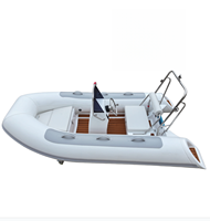 Bateau pneumatique en fibre de verre certifié CE RIB-330B - Yacht à voile pour la navigation, la pêche en rivière et le sauvetage