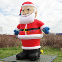 Décorations de Noël gonflables pour jardin et pelouse, motif Grinch, 12 pieds, alimentées par prise, faciles à installer