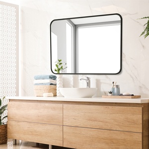 16*24 Inch Modern Hotel <b>Bath</b> <b>Mirror</b> Manufacture Aluminium Alloy Framed Wall Bathroom <b>Mirror</b> Glass Wall Decoration <b>Mirror</b> - Product Image 5