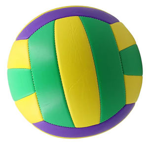Balón de Voleibol Profesional de Cuero con Logotipo Personalizado OEM, Talla 5, Suave, Ligero, Duradero, Cosido a Máquina, para Entrenamiento en Interiores y Exteriores, de Fábrica - Product Image 2