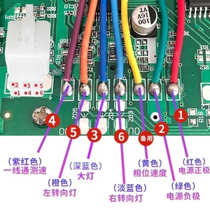 EV auto E moto LED digitale del misuratore di velocità cruscotto per E-bike - Product Image 6