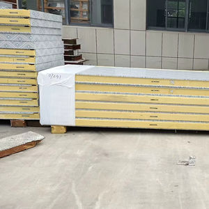 Panneau sandwich en mousse <span class=keywords><strong>polyuréthane</strong></span> à économie d'énergie pour l'entreposage frigorifique, style design industriel, prix bon marché d'usine, en métal - Product Image 1