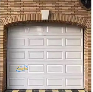 Andexin Realgres Porte <span class=keywords><strong>de</strong></span> <span class=keywords><strong>garage</strong></span> et <span class=keywords><strong>portes</strong></span> piétonnes industrielles sectionnelles en acier double nord-américain pour <span class=keywords><strong>deux</strong></span> voitures - Product Image 3