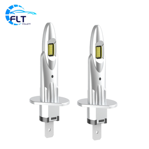 Mini 1:1 halógeno alternativo coche bombilla de luz LED enchufe directo sin ventilador 9005/9006 H1 H7 H11 H4 12V nuevo 6000K pistola luz antiniebla plateada - Product Image 3