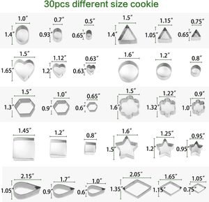 Cortador de Galletas Redondo de Acero Inoxidable Ecológico, Molde para Hornear DIY, Herramientas para Pasteles para Chefs y Niños - Product Image 3