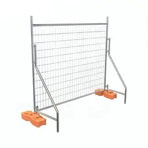 Australian Type Removable Galvanized Used Temporary Fence 2.1x2.4m standard size