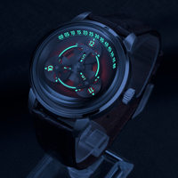 Jam Tangan Pria Mekanik Kustom Kelas Atas Tahan Air Sport Casing Baja Skeleton Hollow Grosir Jam Tangan Mekanik