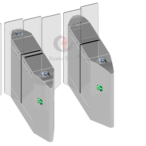 Toegang Beveiligingspoorten Anti-Klim Volledige Hoogte Acryl Barrière Soepele Werking Rfid Toegangscontrole Systeem Glijdende Tourniquet - Product Image 6