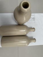 Carafe en terre cuite de 750 ml, grès, beige BOUTEILLE