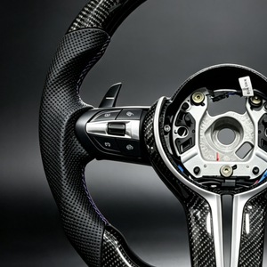 Volante de Fibra de Carbono Personalizado para <span class=keywords><strong>BMW</strong></span> F20 F30 F10 F15 F06 F12 F90 M3 M5 E92 E70 E90 E91 <span class=keywords><strong>M</strong></span> Sports, Precio de Fábrica - Product Image 4
