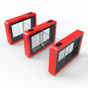 Porte rotative Servo Moteur Contrôle D'accès Portable Gym Vitesse Porte Système Baffle Sécurité Rabat Barrière Anti-Talonnage Tourniquet - Product Image 1