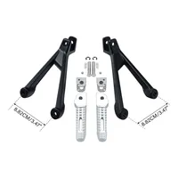 DF MOTO Repose-pieds arrière en aluminium pour passager et repose-pieds pour M1000RR 2020-2024/S1000RR 2019-2024 - Rétrofit/Amélioration Nouveau