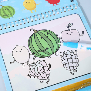 Juego de Libros de Dibujo Personalizados, Juguetes de Pintura con Gouache, Graffiti, <span class=keywords><strong>Escritura</strong></span> y Acuarela, Caja de Regalo con Libro para Colorear y Rompecabezas para Niños - Product Image 4