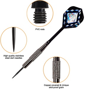 Dardos Compactos y Duraderos Darten Skipjack, Dardos de Hierro Personalizados con Logotipo para Noches de Juego - Product Image 4