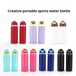 2026 Trending <b>Large</b> Bottle Dual Drinking 304 Stainless Steel Insulated Fruit <b>Cup</b> Portable Car-Mounted Promotional Drinkware - Product Image 2