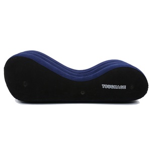 Canapé-<span class=keywords><strong>lit</strong></span> <span class=keywords><strong>gonflable</strong></span> en forme de S pour la maison et la chambre, surface floquée, coussin <span class=keywords><strong>magique</strong></span> pour la lecture, le sommeil et la détente - Product Image 3