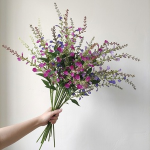 artificielles au réalisme exceptionnel, fabriquées à la main; lys en soie synthétique à tige longue de 84 cm - Product Image 1