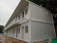 Maison préfabriquée personnalisée en conteneur extensible de 20 pieds ou 40 pieds avec cuisine, villa, logement préfabriqué, maisonnette portable, maison mobile