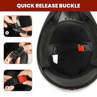 Casco Ligero de ABS para Motocross, ATV, Bicicleta de Montaña, Motocicleta Eléctrica, Casco Integral para Motocicleta Todoterreno