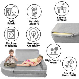 Children's <b>Sofa</b> Cushions High Density Foam DIY Combination Creative Seat For <b>Kids</b> Playroom - Product Image 3