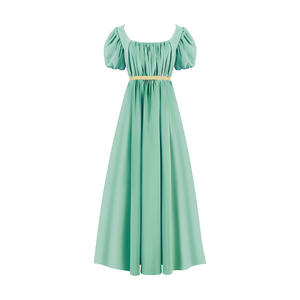 Regency <span class=keywords><strong>Romance</strong></span> estilo satén Vintage vestido <span class=keywords><strong>de</strong></span> fiesta Medieval cintura alta Jane Austen Cosplay disfraz para Halloween TV película tamaños - Product Image 3